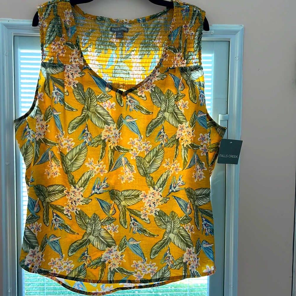 Beautiful Falls Creek 2X Blouse